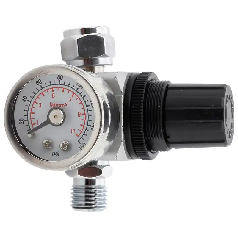 Fynd TRYCKREGULATOR MED MÄTARE 1/4"