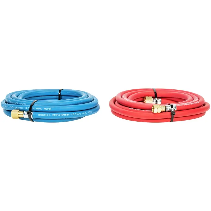 Sänkt pris TVILLINGSLANG SVETSGAS 5M/6MM 1/4" OXYGEN/ACET.