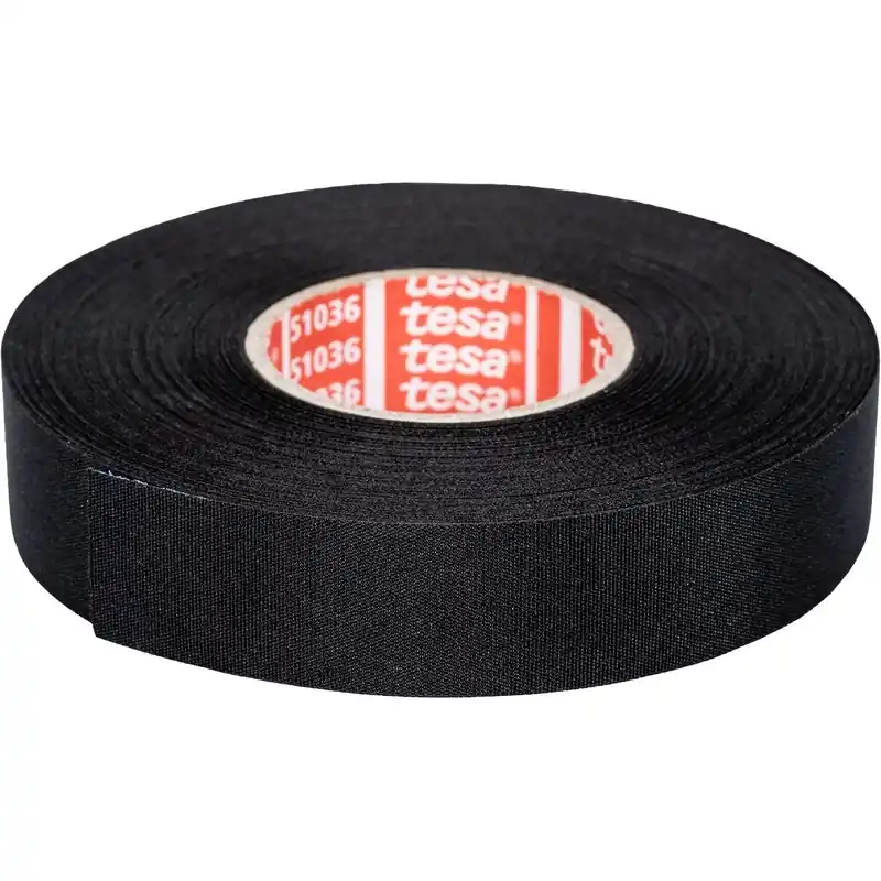 Bästa pris TYGTEJP PET 25M/19MM 51036 SVART