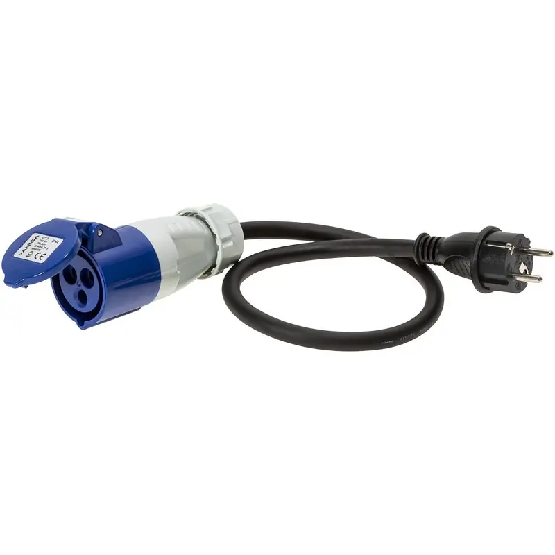 ÖVERGÅNGSKABEL SCHUKO TILL 216-6 0,5M 3G2,5 Snabb leverans