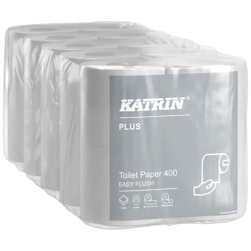 WC-PAPER PLUS 400 EASY FLUS 20RLL I lager