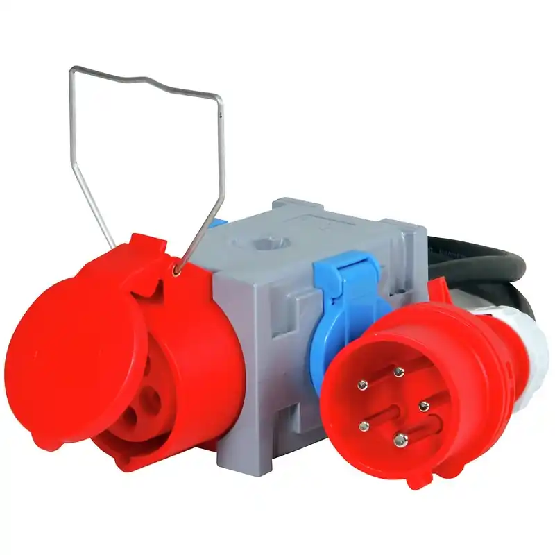 Nyhet ÖVERGÅNGSADAPTER CEE 16A 1X400V / 2X230V