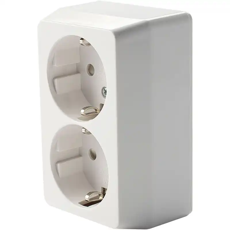 Kundfavorit VÄGGUTTAG 2-VÄGS IP20 JORDAD