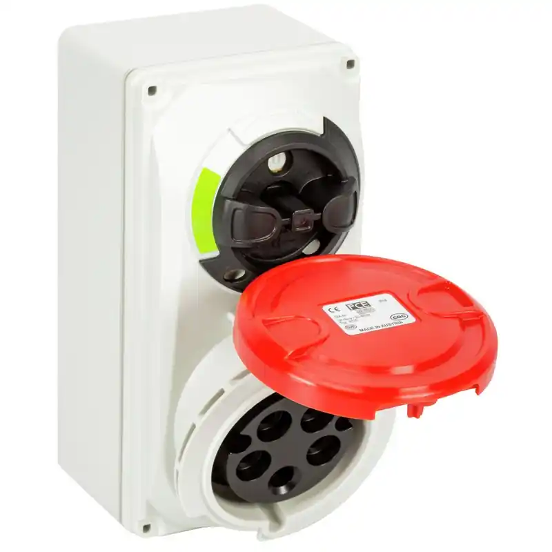 Populär VÄGGUTTAG CEE 32A/400CEE 5-POL IP44