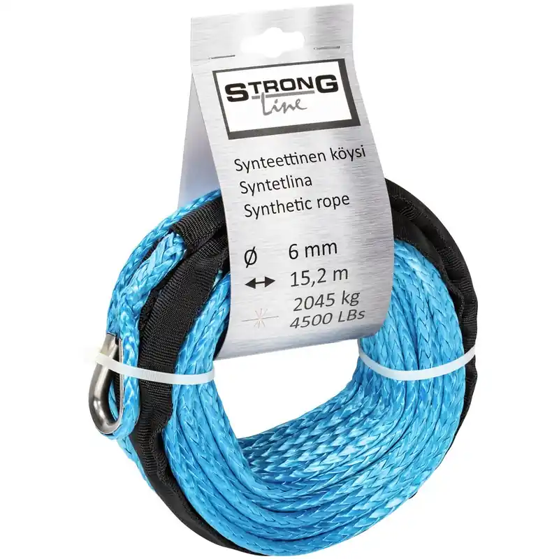 Lågt pris SYNTETLINA 4500LB/2045KG 6MM X 15,2M