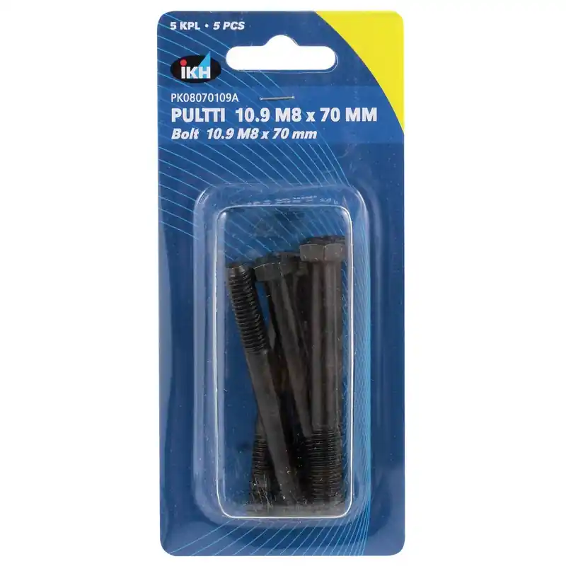 BULT M8X70 10.9 5ST DIN931 Utförsäljning