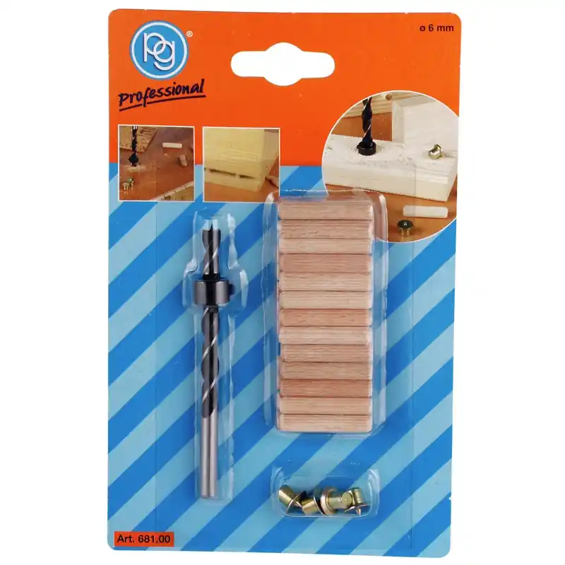 MÖBELRENOVERINGSSET 6MM PLUGGAR, BORRAR OSV. Kundfavorit