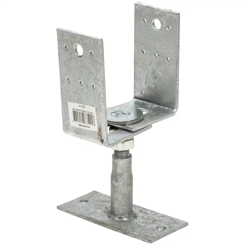 Snabb leverans STOLPSKO JUSTERBARA 80-120X80MM