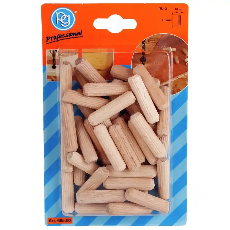 Begränsad tid TRÄPLUGGAR 10X40MM 40ST