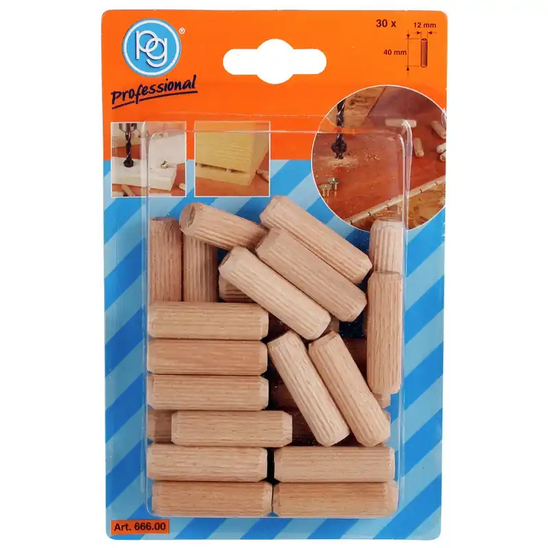 TRÄPLUGGAR 12X40MM 30ST Trygg betalning