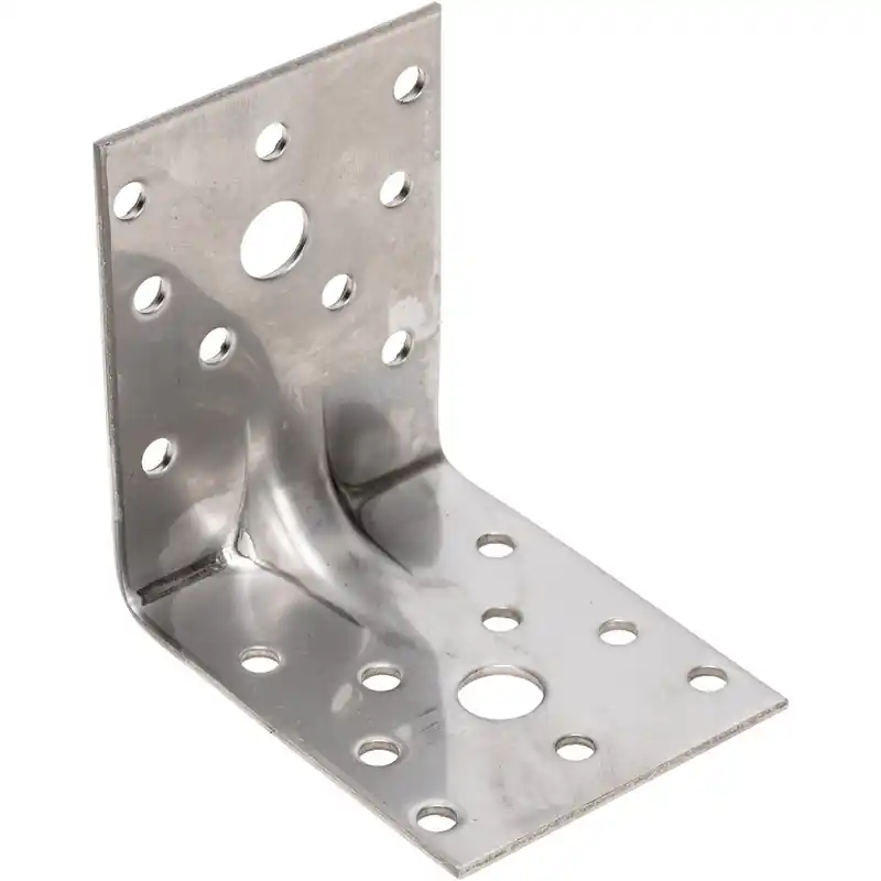 Kampanjpris VINKELBESLAG 70X70X55X2,0MM ROSTFRI A2 FÖRSTÄRKT