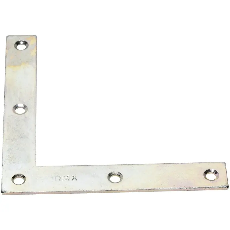 Bästa pris VINKELBESLAG PLATT 100X100X15 MM 10ST FÖRZINKAD