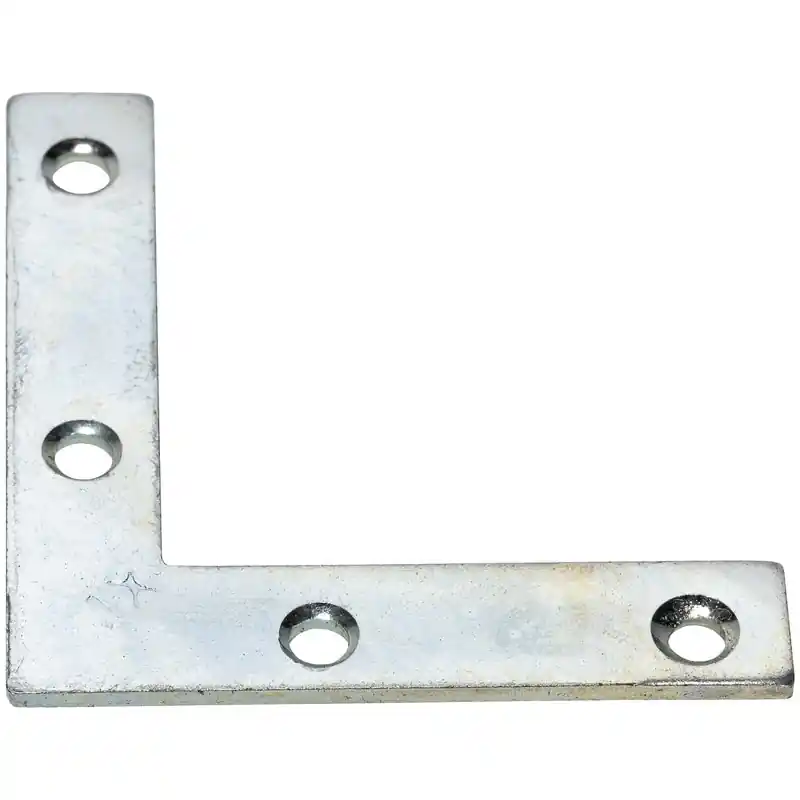 VINKELBESLAG PLATT 50X50X10 MM 4ST FÖRZINKAD Begränsat antal