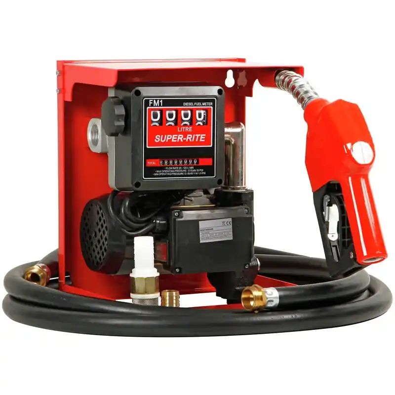 BRÄNSLEPUMP SET 230V 60L/MIN MÄTARE Outlet