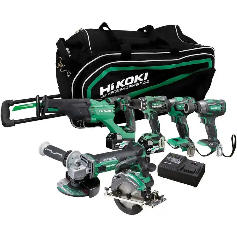 Endast denna vecka COMBO 6 ST MASKINER 2 X 5.0 AH BATTERI