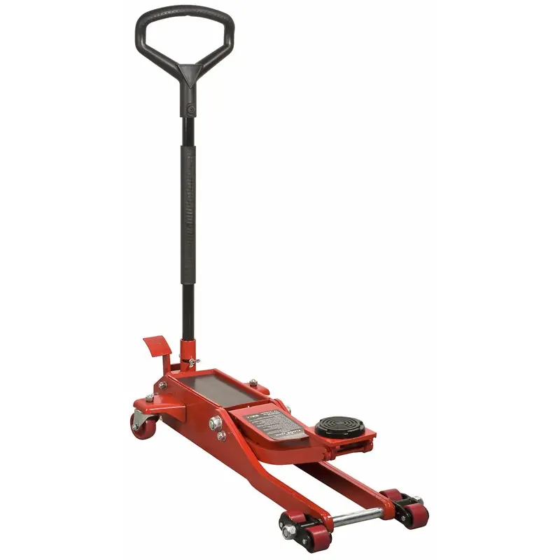 Begränsad tid GARAGEDOMKRAFT 2TON EXTRA LÅG DUBBEL HJUL