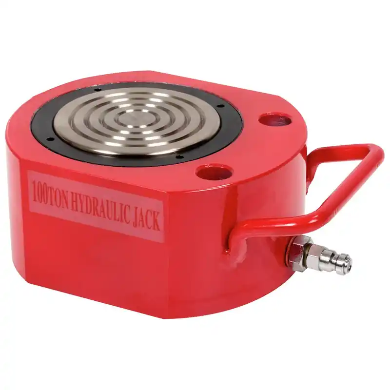 Premium HYDRAULISK DOMKRAFT 100TON LÅG ENKELVERKANDE