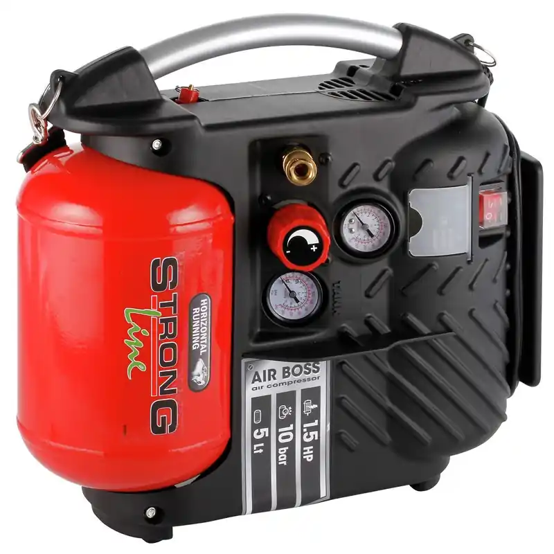 risnedsättning KOMPRESSOR 180L 1,1KW 5L OLJEFRI BÄRBAR