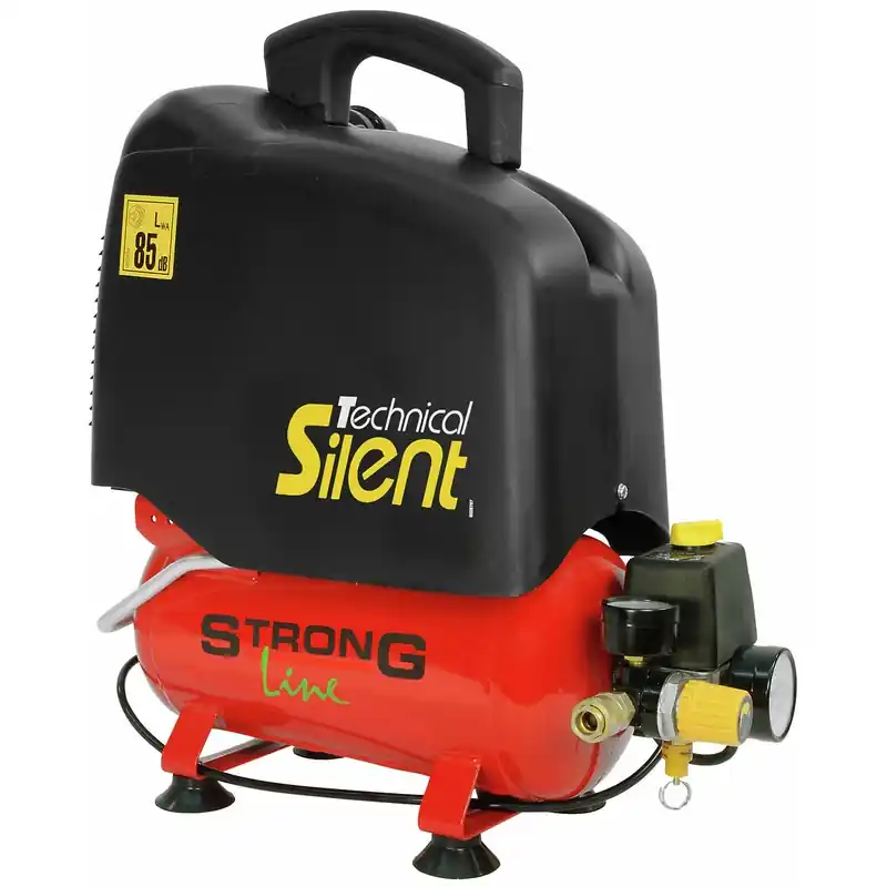 TRYCKLUFTKOMPRESSOR 6L/115L/1HP/230V SILENT I lager