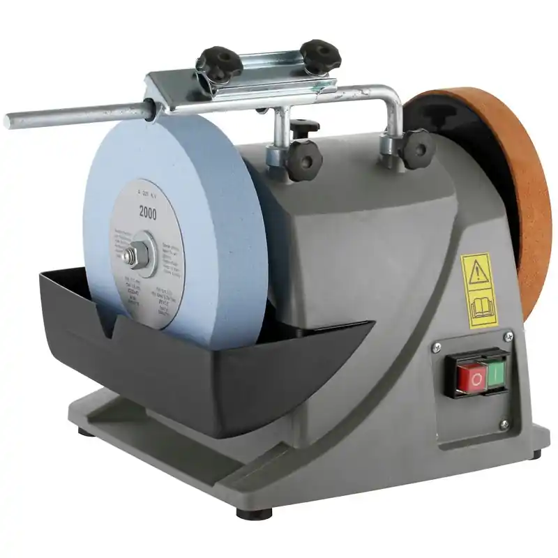 Begränsat erbjudande VÅTSLIPMASKIN 230V 120W 200MM + UNIVERSALSTÖD